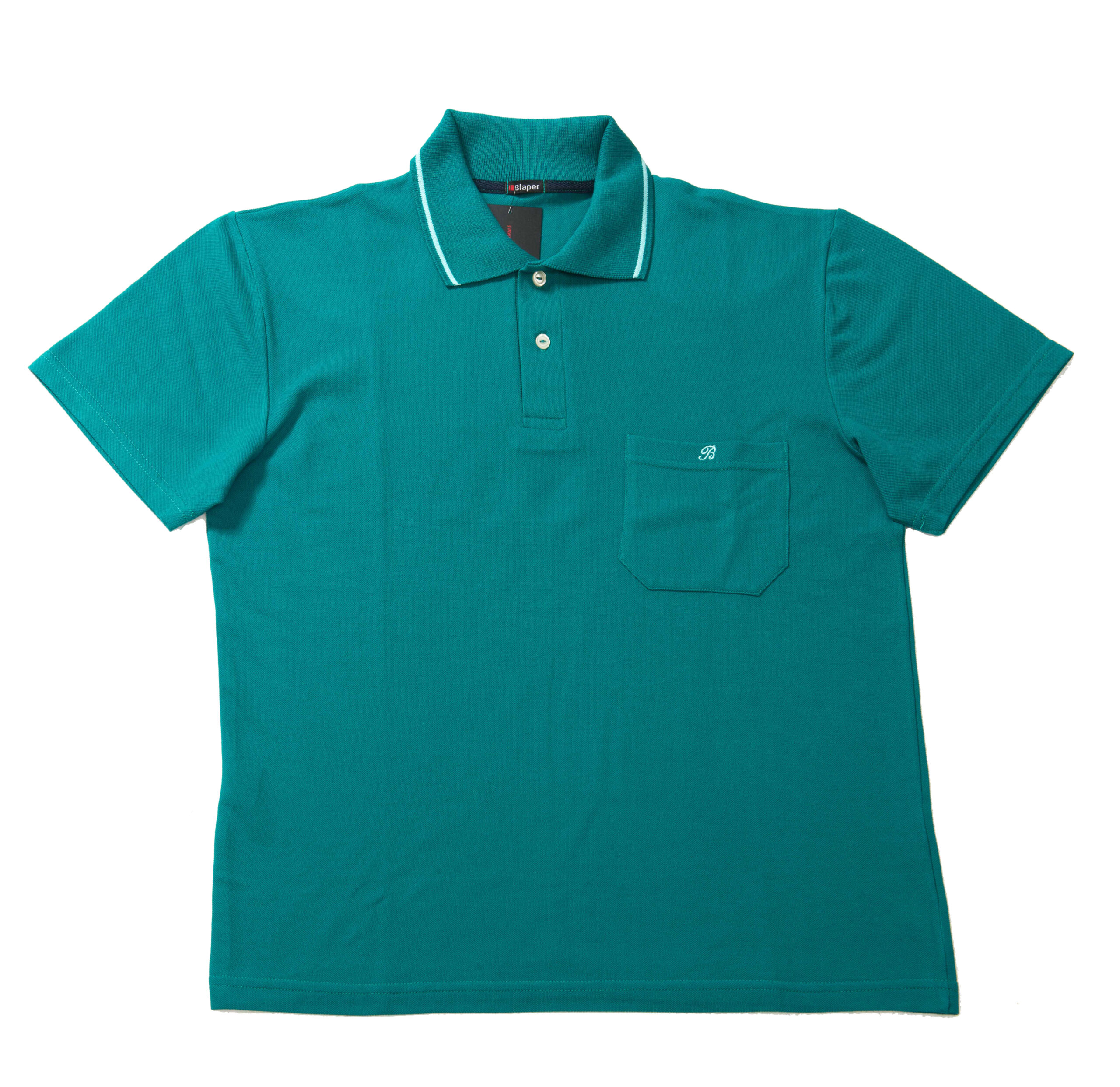 Polo granito caballero con bolsillo - Imagen 4